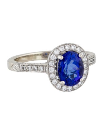 Ring 14K 2.09ct. Tanzanite & Diamond Ring