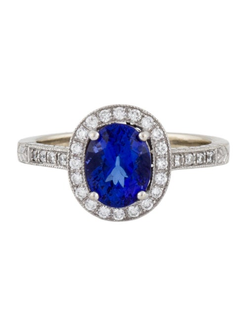 Ring 14K 2.09ct. Tanzanite & Diamond Ring