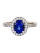 Ring 14K 2.09ct. Tanzanite & Diamond Ring