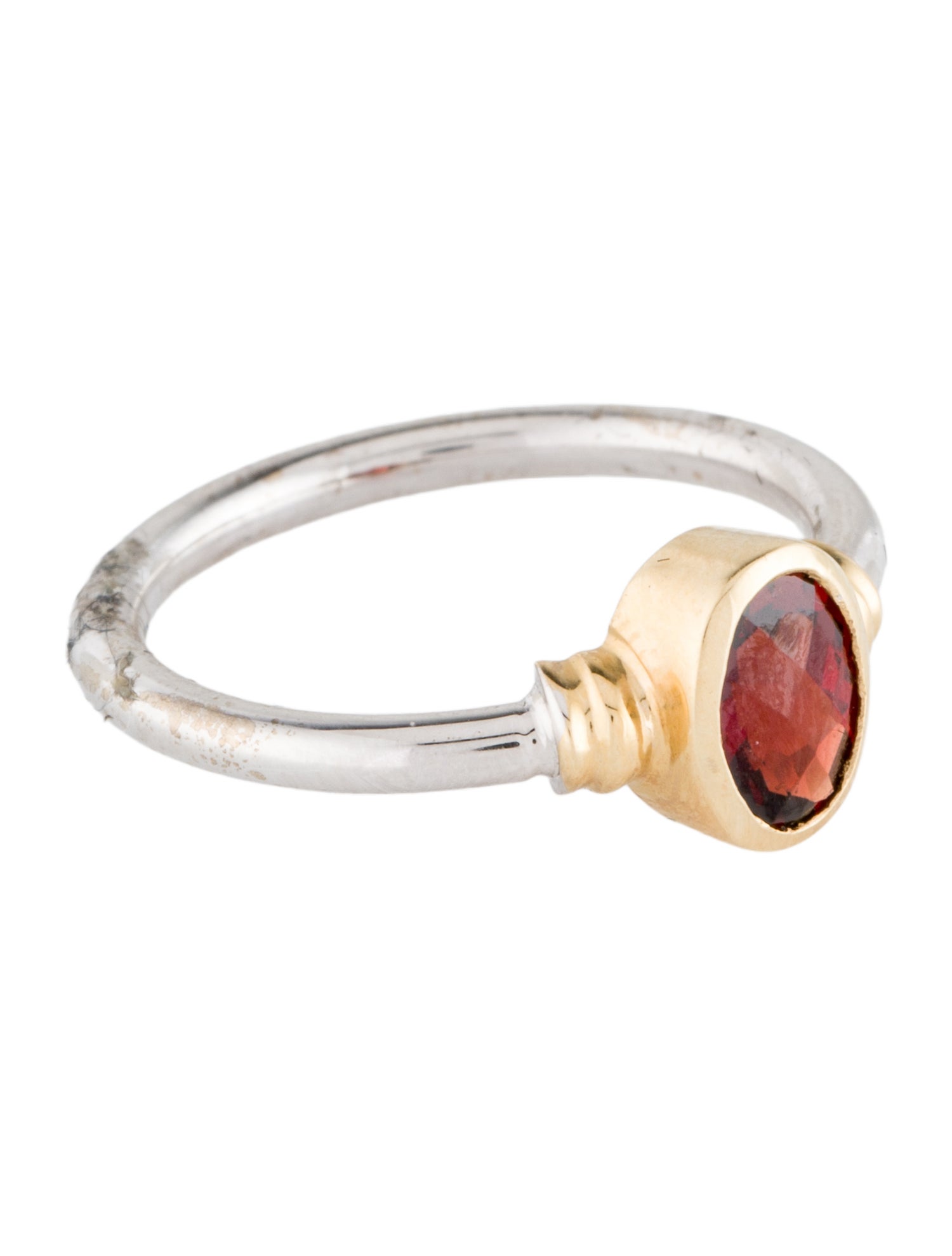 Ring 14K Garnet Cocktail Ring