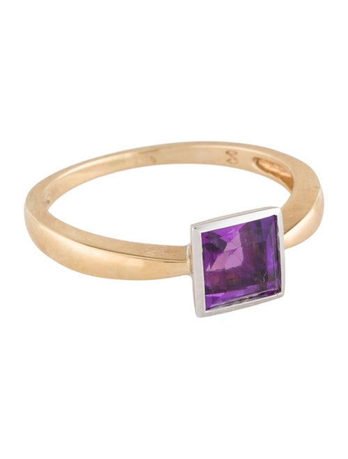 Ring 14K Amethyst Cocktail Ring