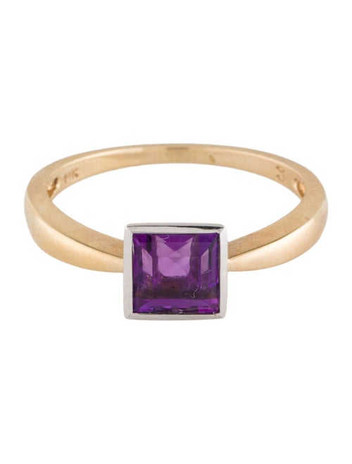 Ring 14K Amethyst Cocktail Ring