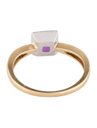 Ring 14K Amethyst Cocktail Ring