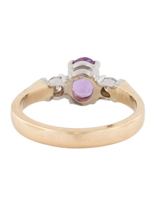 Ring 14K Sapphire & Diamond Cocktail Ring