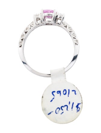 Ring 14K Sapphire & Diamond Cocktail Ring