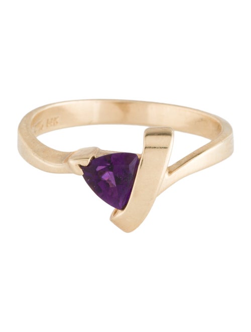 Ring 14K Amethyst Cocktail Ring