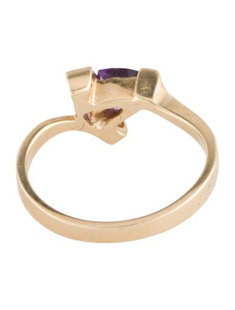 Ring 14K Amethyst Cocktail Ring