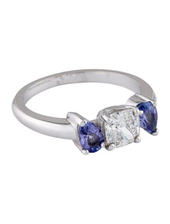 Ring 14K Tanzanite & Diamond Cocktail Ring