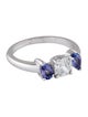 Ring 14K Tanzanite & Diamond Cocktail Ring