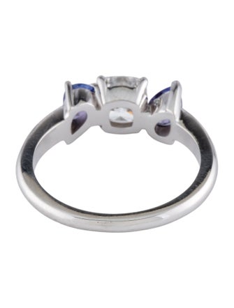 Ring 14K Tanzanite & Diamond Cocktail Ring