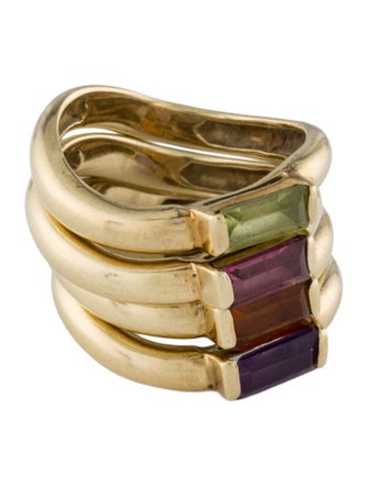 Ring 14K Multistone Ring Set
