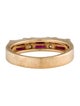 Ring 14K Ruby & Diamond Band