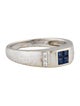 Ring 14K Sapphire & Diamond Band