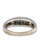 Ring 14K Sapphire & Diamond Band
