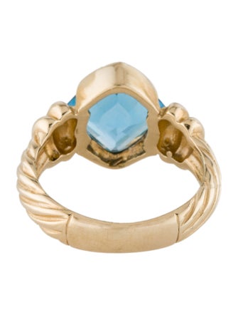 Ring 14K Topaz Cocktail Ring