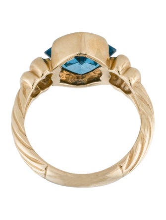 Ring 14K Topaz Cocktail Ring
