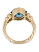 Ring 14K Topaz Cocktail Ring