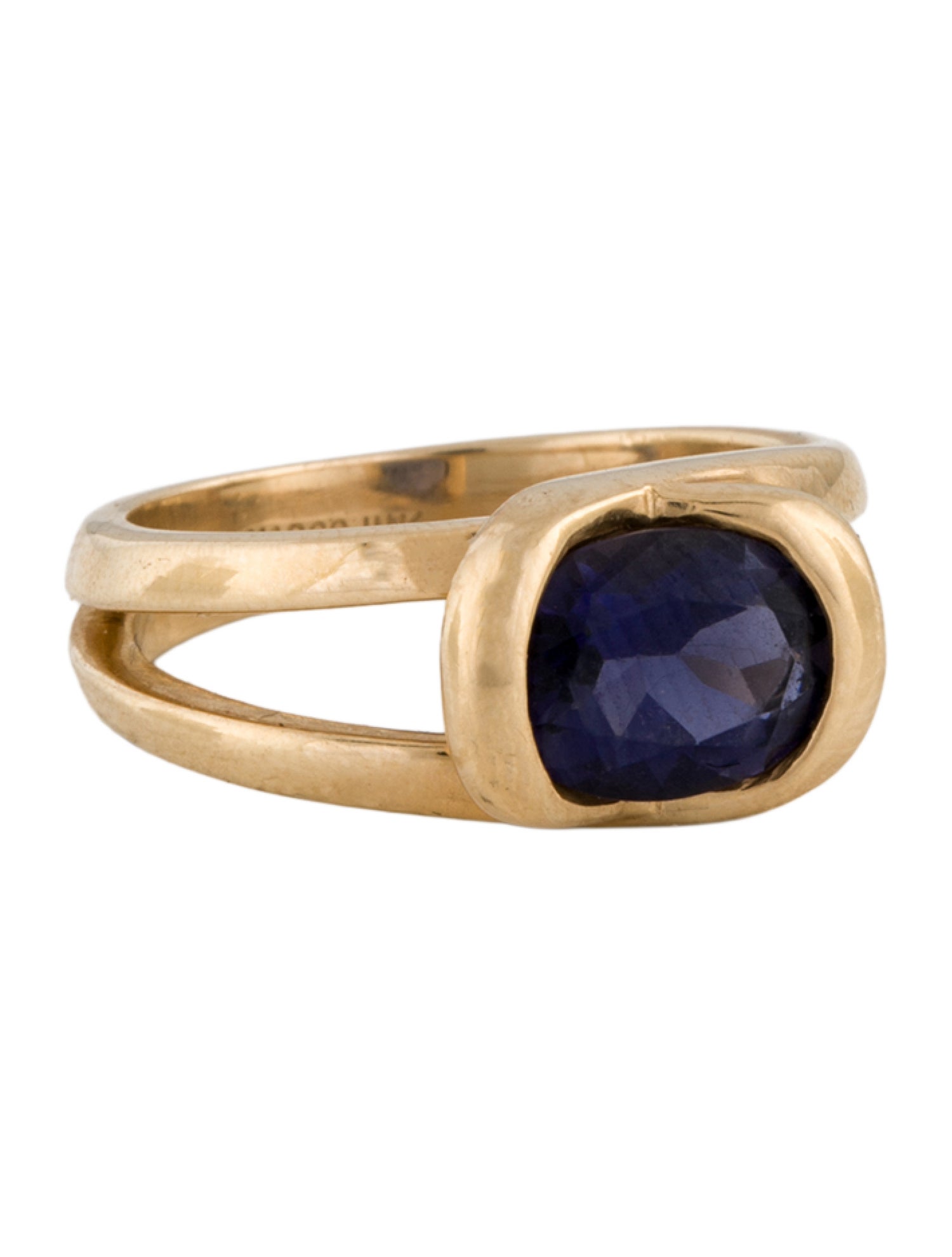 Ring 14K Iolite Cocktail