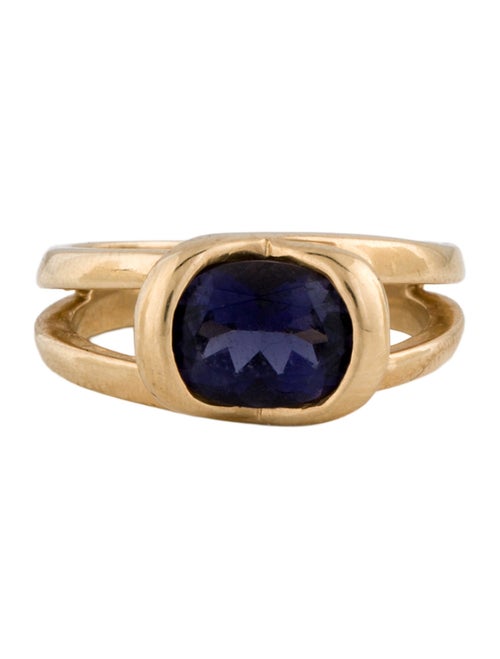 Ring 14K Iolite Cocktail Ring