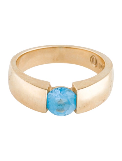 Ring 14K Topaz Cocktail Ring