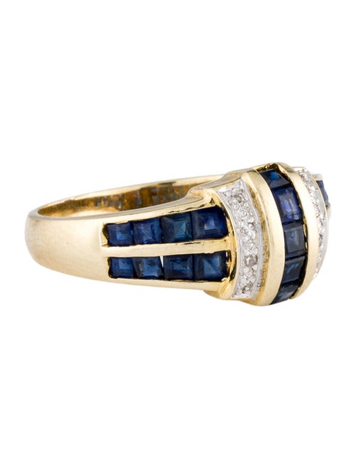 Ring 14K 1.62ctw Sapphire & Diamond Cocktail Ring