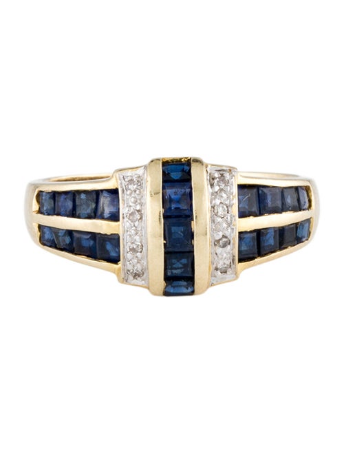 Ring 14K 1.62ctw Sapphire & Diamond Cocktail Ring