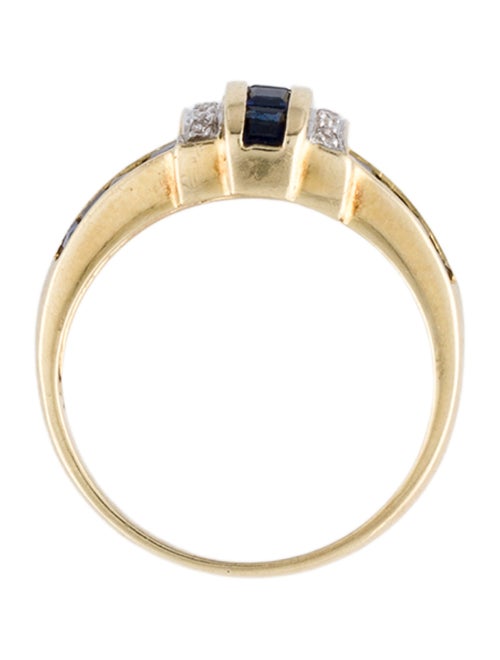 Ring 14K 1.62ctw Sapphire & Diamond Cocktail Ring