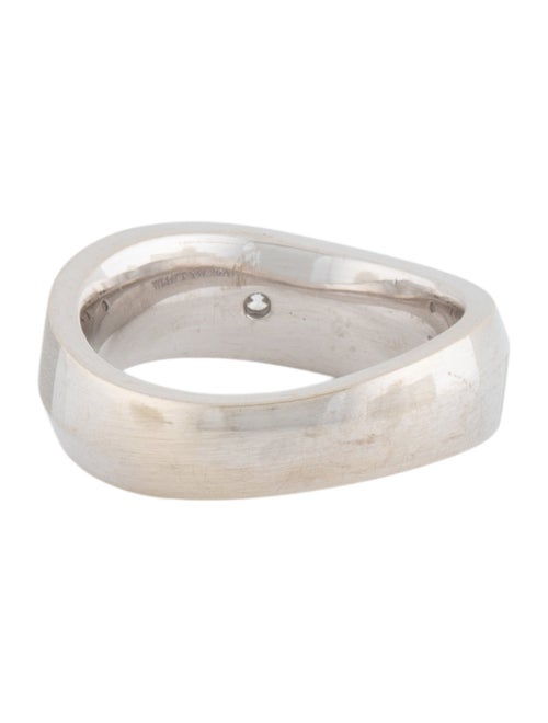 Ring 14K Diamond Wave Band Ring