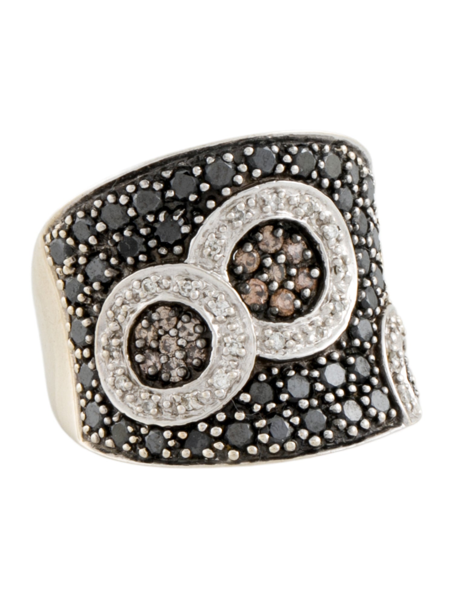 Ring 14K Diamond Wide Band