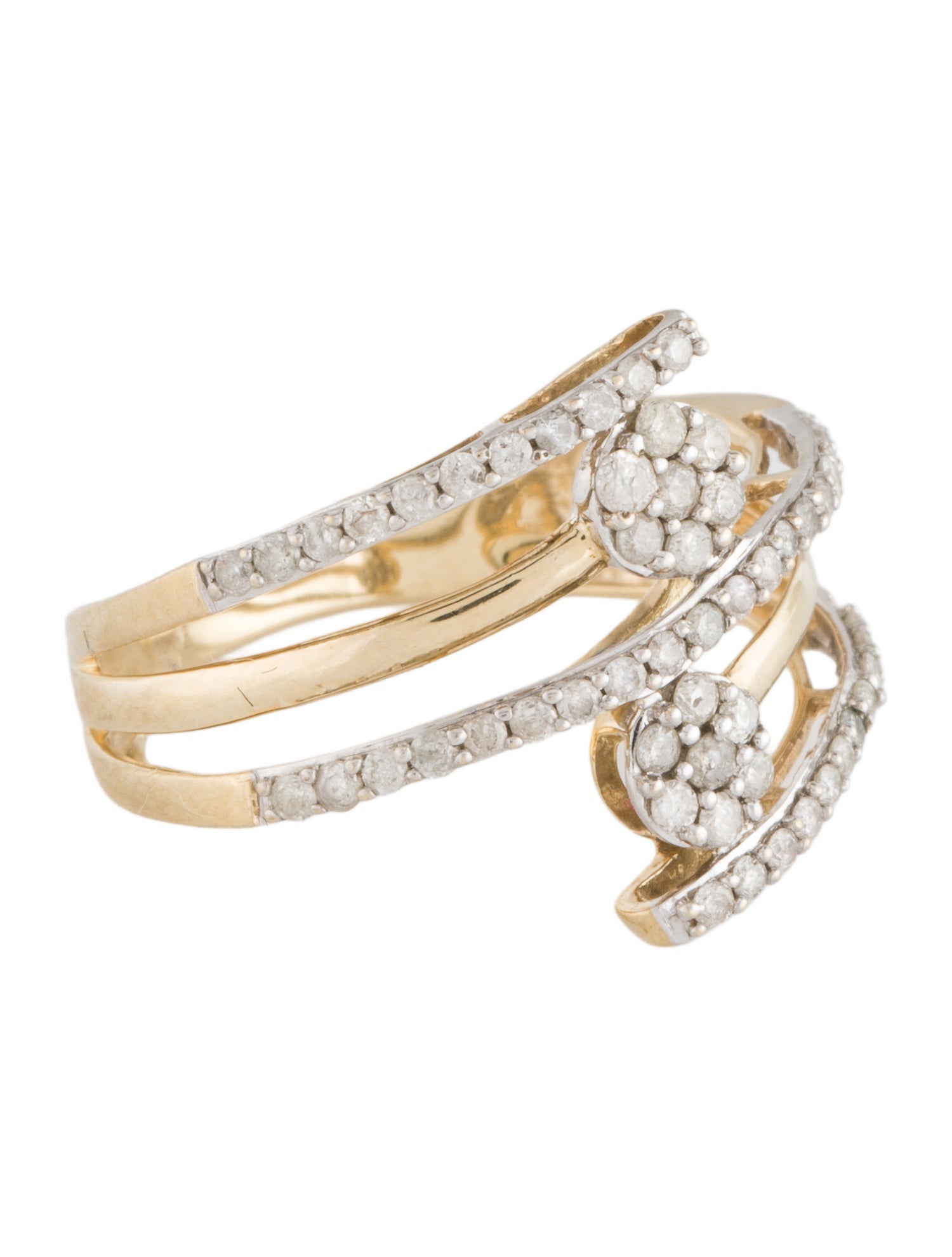 Ring 14K Diamond Cocktail