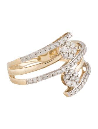 Ring 14K Diamond Cocktail Ring