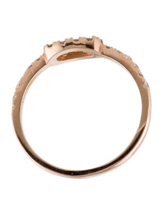 Ring 14K Diamond Oval Cocktail Ring