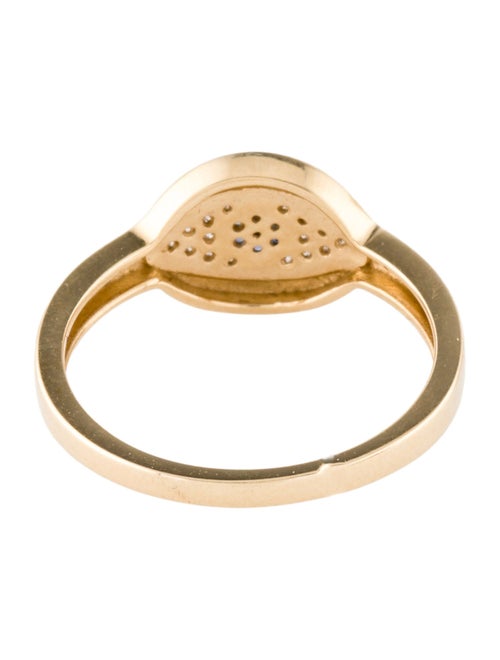 Ring 14K Diamond & Sapphire Evil Eye Cocktail Ring