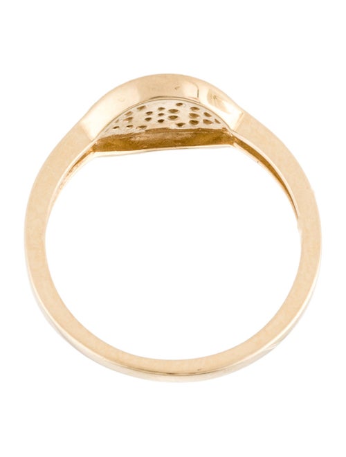 Ring 14K Diamond & Sapphire Evil Eye Cocktail Ring