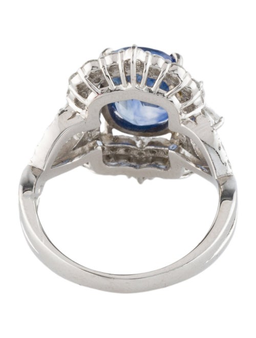 Ring Platinum 3.03ct Sapphire & Diamond Cocktail Ring