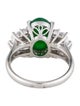 Ring Platinum 3.41ct Jadeite & Diamond Cocktail Ring