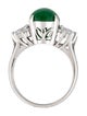 Ring Platinum 3.41ct Jadeite & Diamond Cocktail Ring
