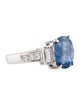Ring Platinum 5.60ct Sapphire & Diamond Cocktail Ring