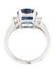 Ring Platinum 5.60ct Sapphire & Diamond Cocktail Ring