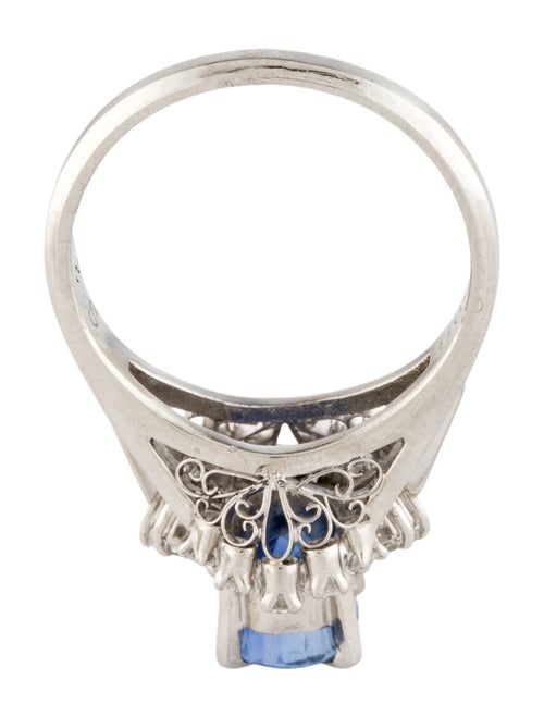 Ring Platinum 2.41ct Sapphire & Diamond Cocktail Ring