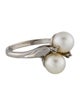 Ring 14K Pearl & Diamond Cocktail Ring