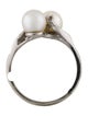 Ring 14K Pearl & Diamond Cocktail Ring