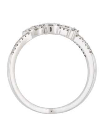 Ring 10K Diamond X Band Ring