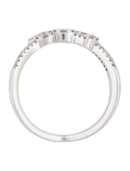 Ring 10K Diamond X Band Ring