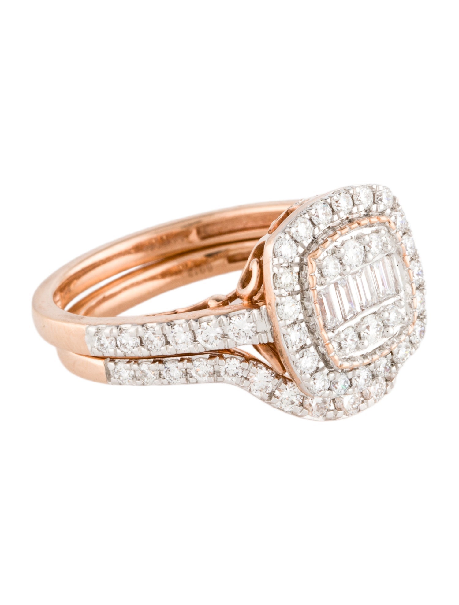 Ring 14K 1.00ctw Diamond Wedding Set