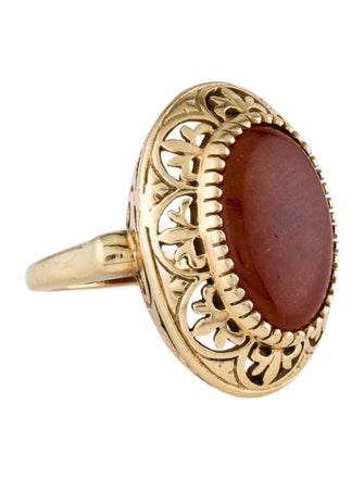 Ring 14K 7.10ctw Jadeite Cocktail Ring