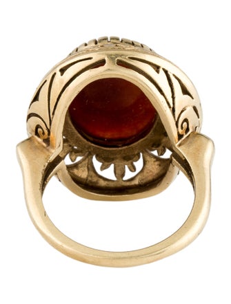 Ring 14K 7.10ctw Jadeite Cocktail Ring