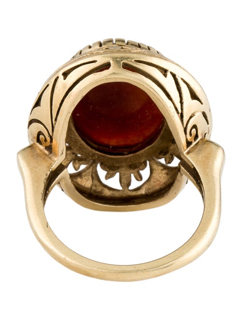 Ring 14K 7.10ctw Jadeite Cocktail Ring