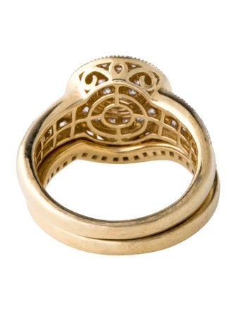 Ring 14K Diamond Wedding Ring Set