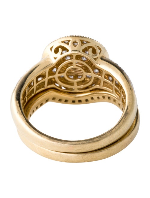 Ring 14K Diamond Wedding Ring Set